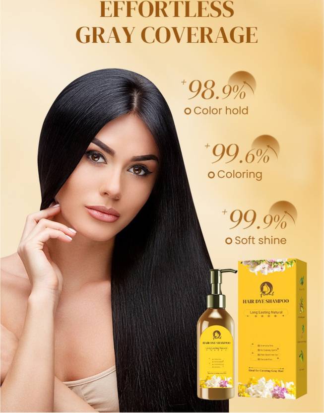 Long lasting natural hair dye shampoo 🔥 Buy 1 Get 1 Free 🔥