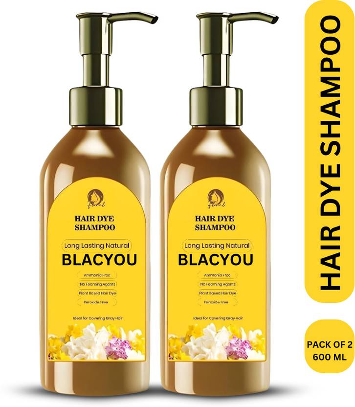 Long lasting natural hair dye shampoo 🔥 Buy 1 Get 1 Free 🔥