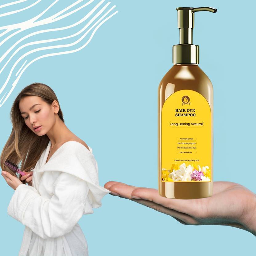 Long lasting natural hair dye shampoo 🔥 Buy 1 Get 1 Free 🔥