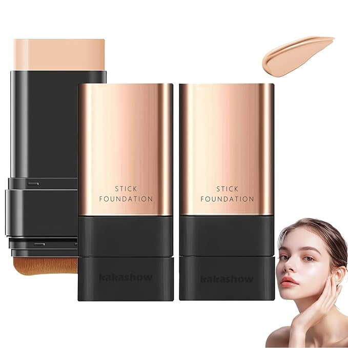 Korean 2 in 1 Glass Skin Foundation Stick (Imported skincare)