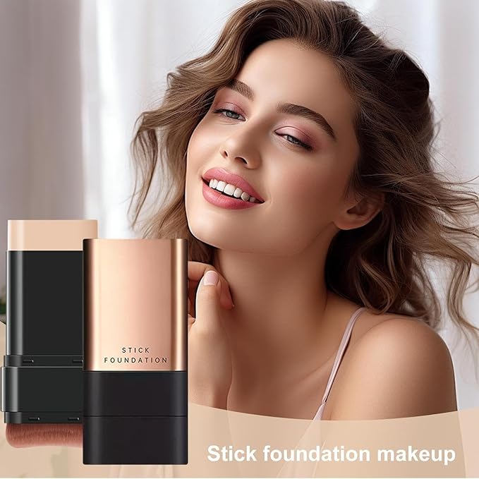 Korean 2 in 1 Glass Skin Foundation Stick (Imported skincare)