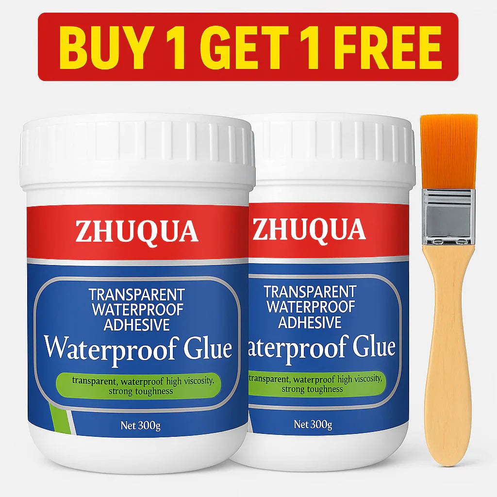 Transparent Waterproof Glue 💧 Buy 1 Get 1 FREE  + Free Brush!🔥