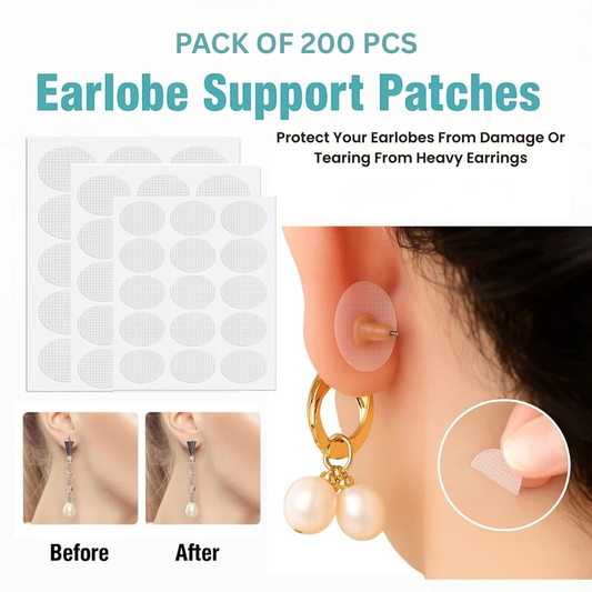 Premium Earlobe Support Patches (200 PCS) Pack of 2